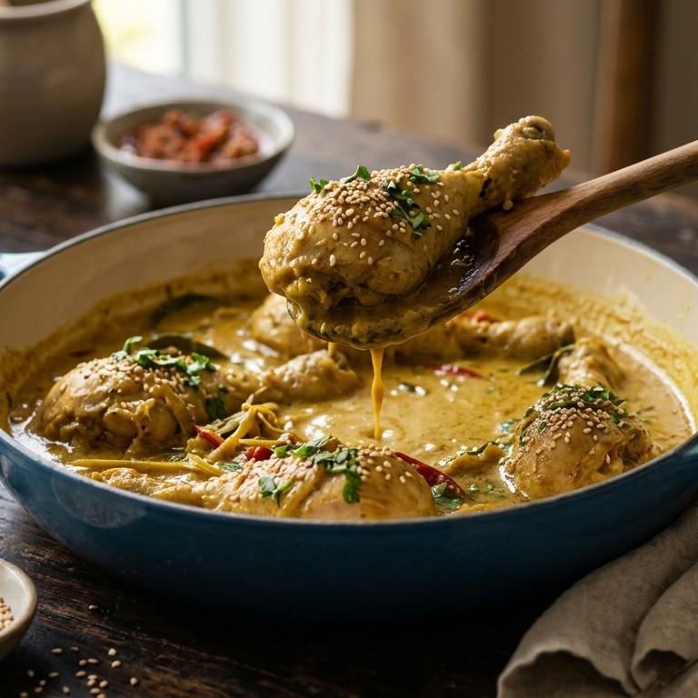 Ajam opor boemboe bali recept