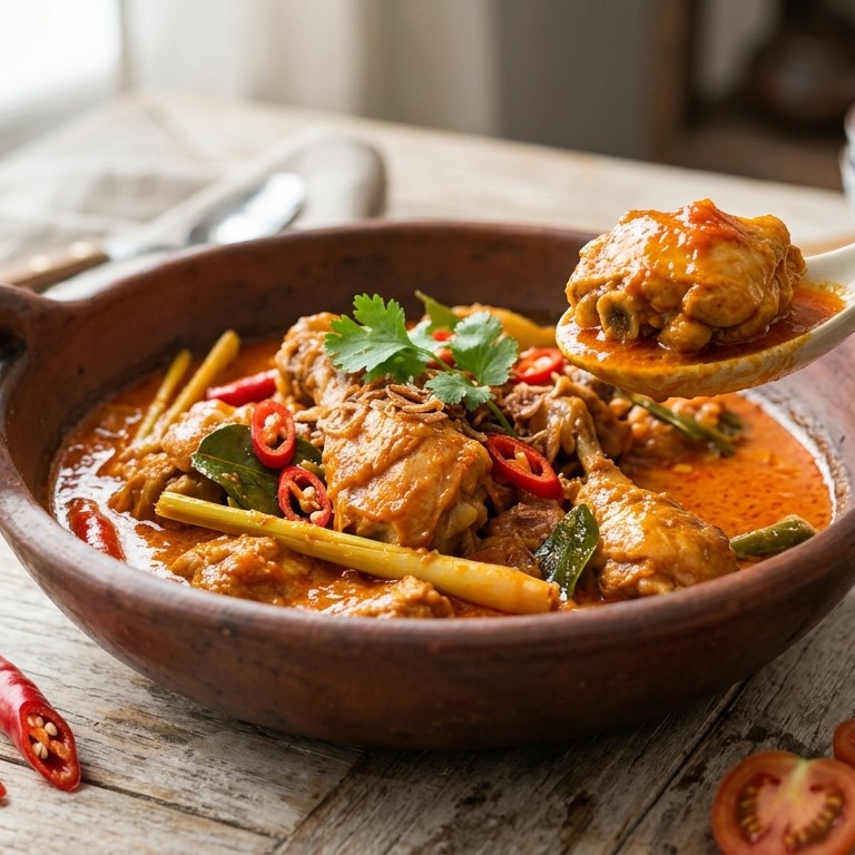 Ajam Pandang (zoet zure kip) recept