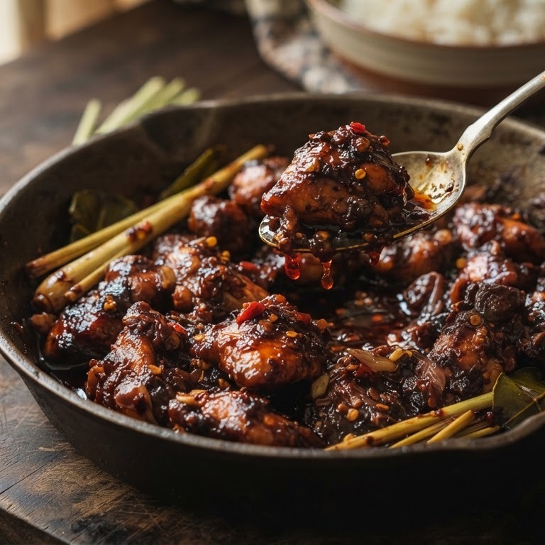 Ajam Setan  (Duivelse kip) recept