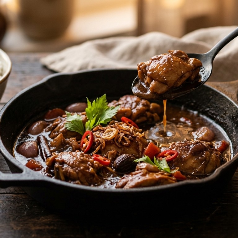 Ajam smoor djawa (stoofschotel met kip) recept