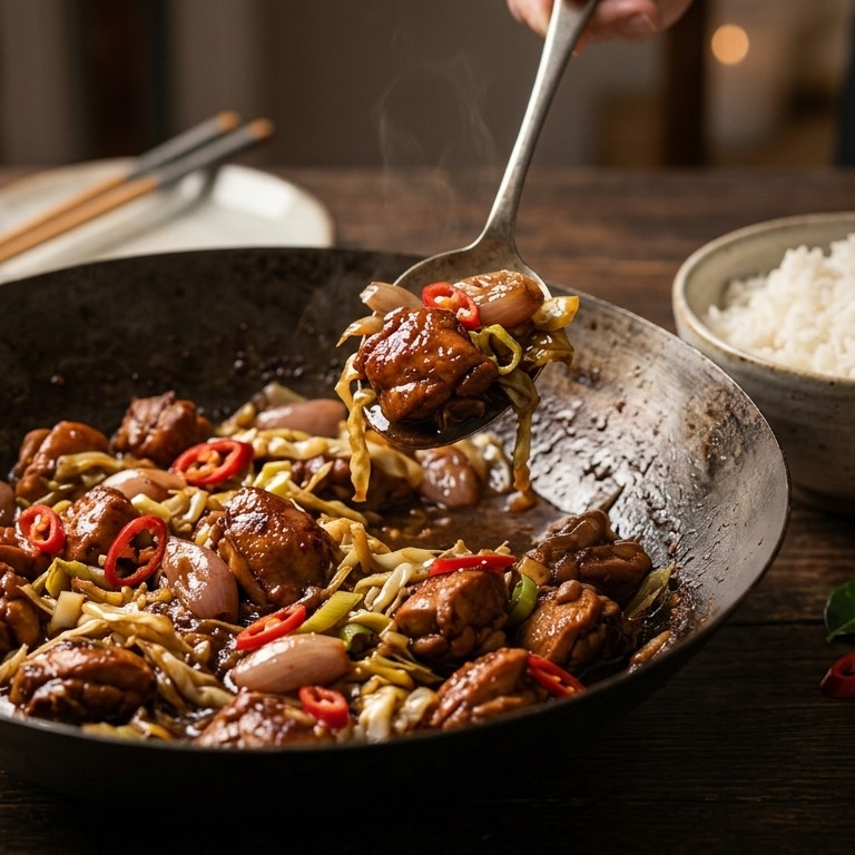 Ajam Smoor (kippen stoofschotel) recept