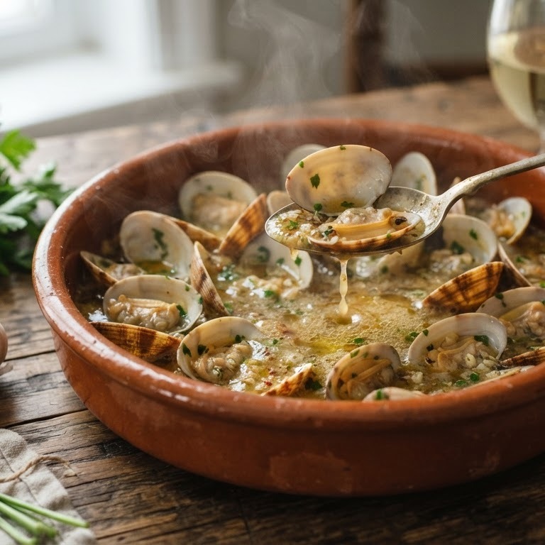Almejas a la marinera recept