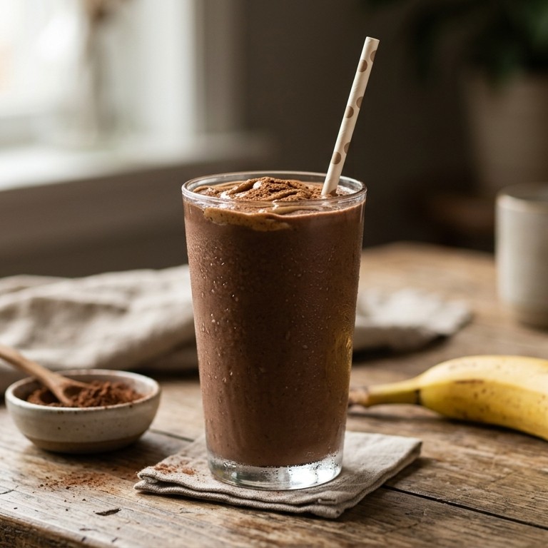 Amandel chocolade Smoothie recept