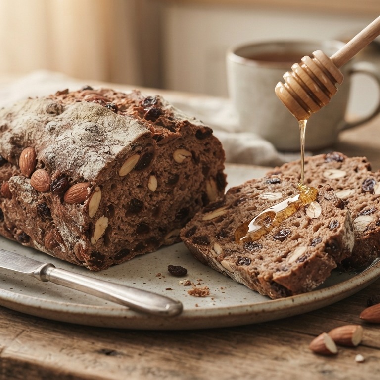 Amandel-rozijnen brood recept