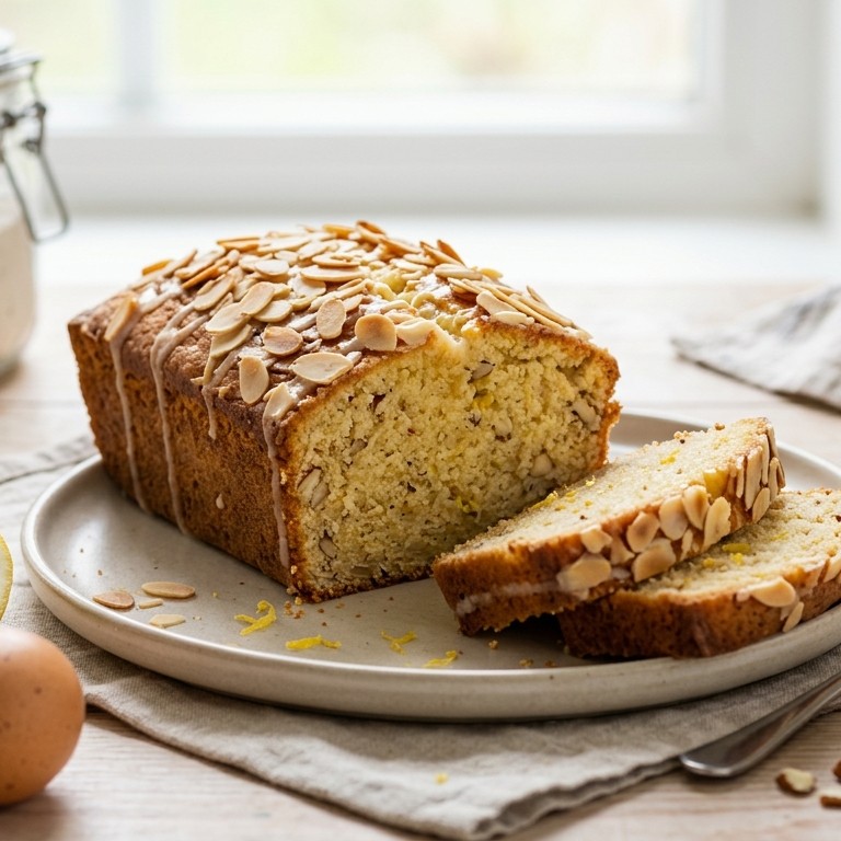 Amandelcake met citroenrasp recept