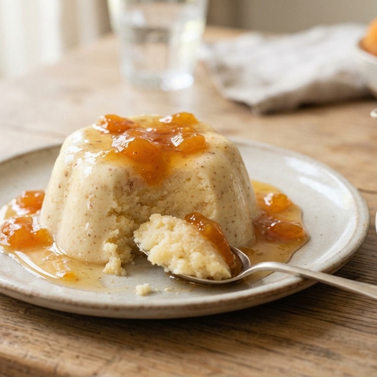 Amandelgriesmeel met abrikozengelei recept