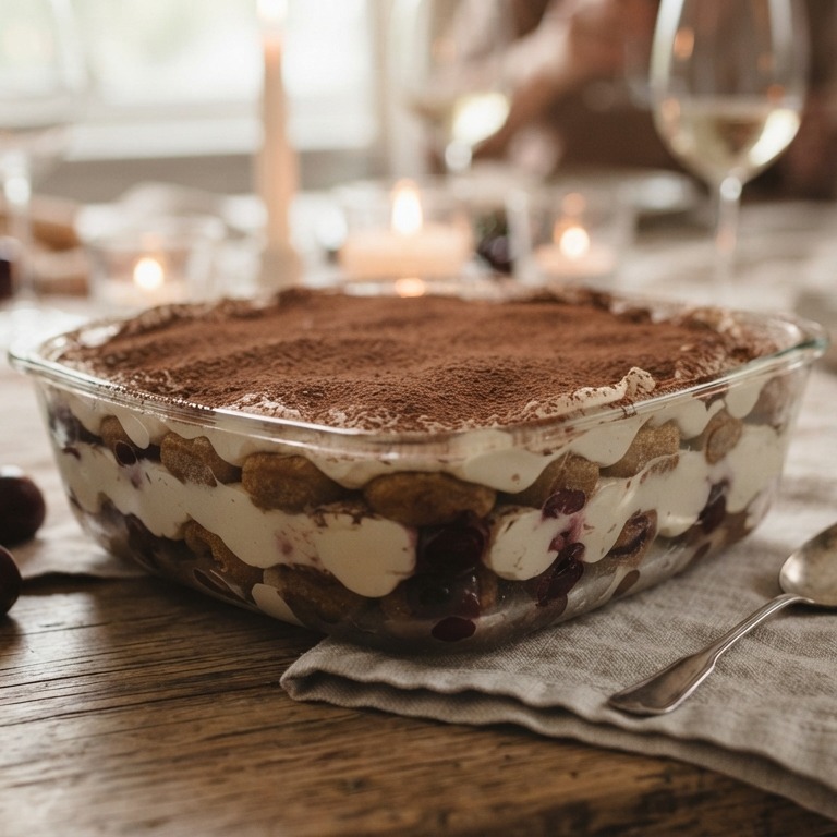 Amaretto-kersentiramisu recept