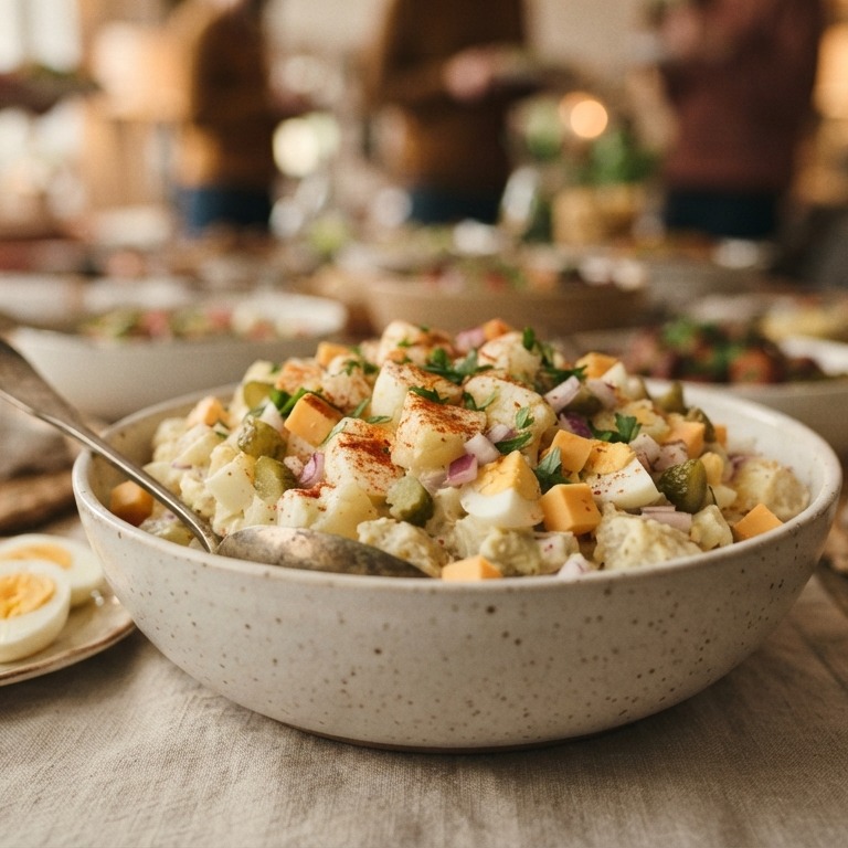 Amerikaanse aardappelsalade voor buffet recept