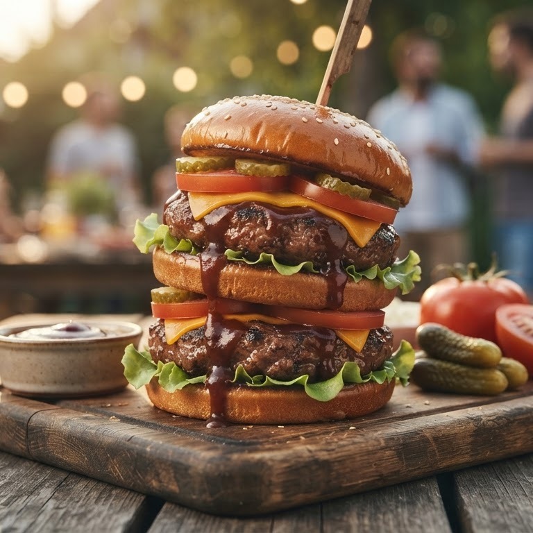 Amerikaanse hamburgers recept