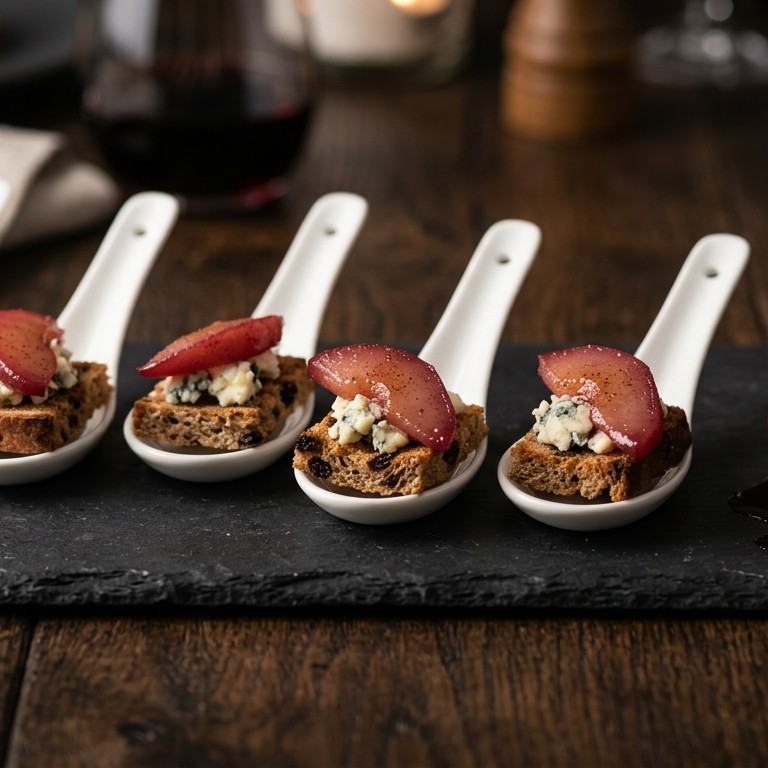 Amuse hartige stoofpeer recept