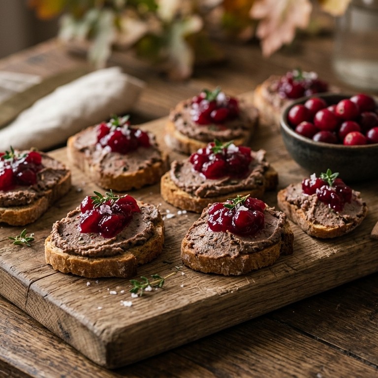 Amuse van toast met wildpate recept