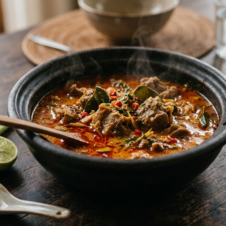 Anak Domba Lelawar (pittig gekruid lamsvlees) recept