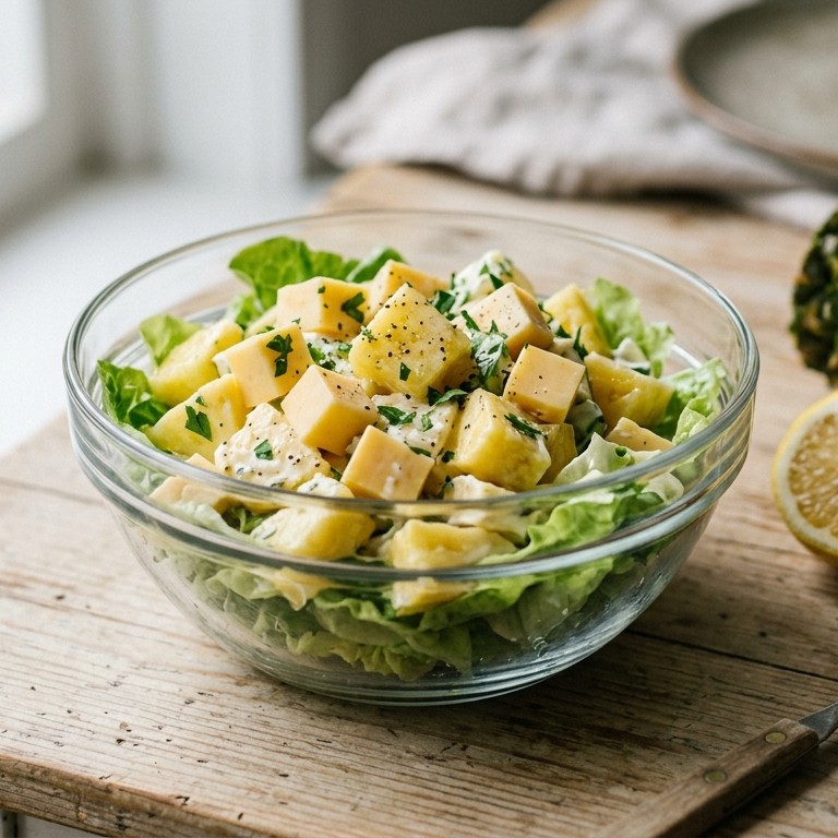 Ananas-kaassalade recept