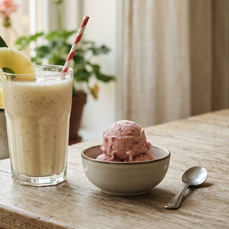 Ananas-yoghurtshake recept