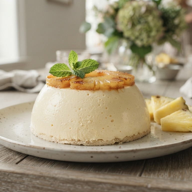 Ananasbavarois recept