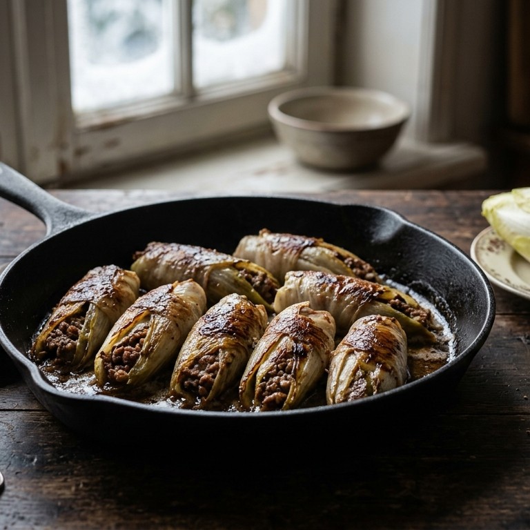 Andijvierolletjes recept
