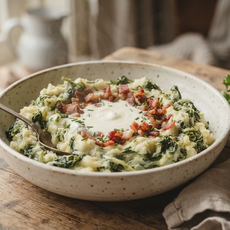 Andijviestamppot met zure roomsaus recept