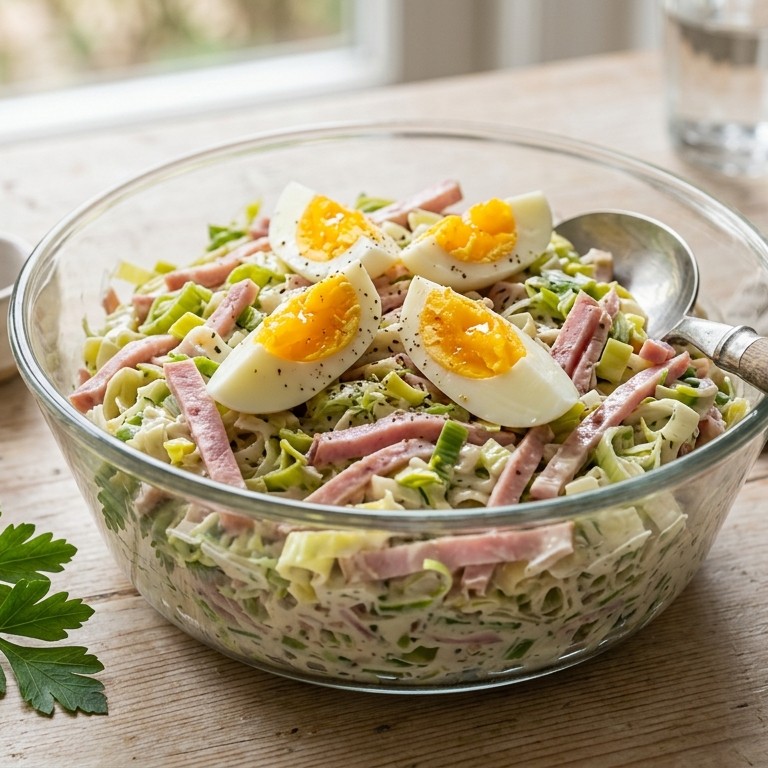 Annettes ham prei salade recept