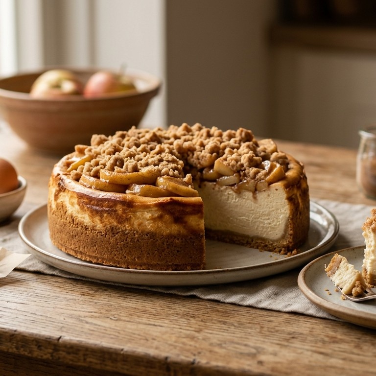 Appel-cheese cake recept