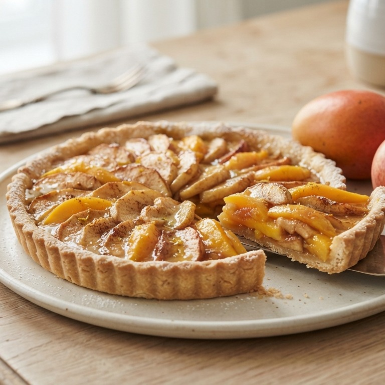 Appel/mango taart recept