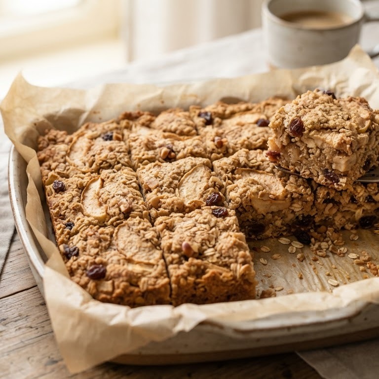 Appel-mueslieplaatkoek recept