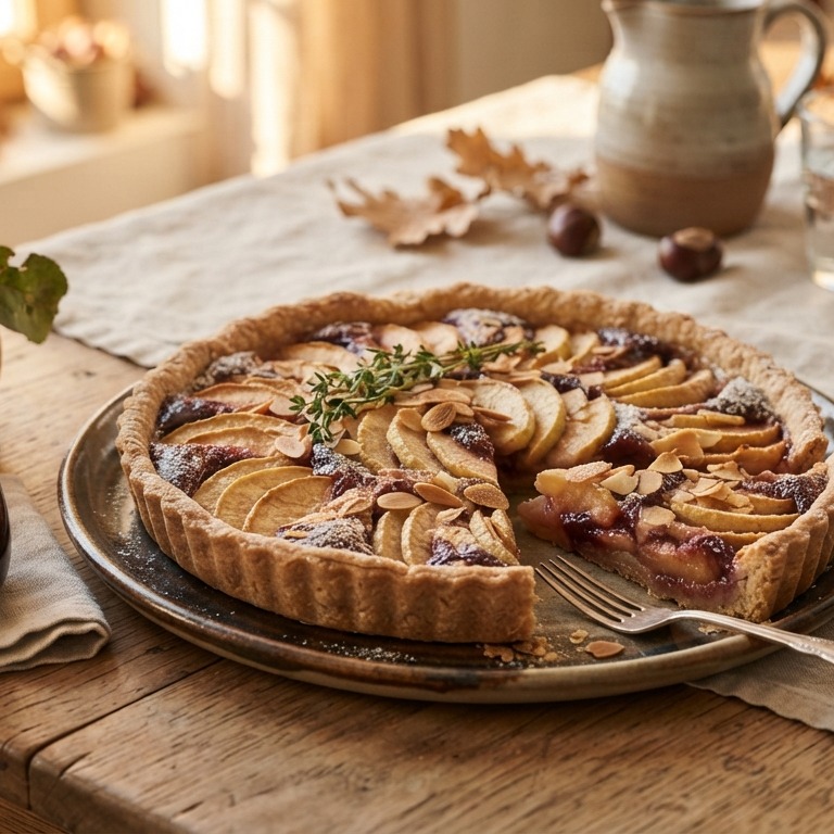 Appel-pruimentaart recept
