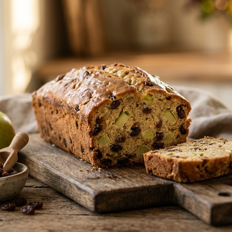 Appel/rozijnencake recept