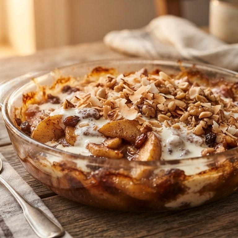 Appel-rozijnentoetje recept