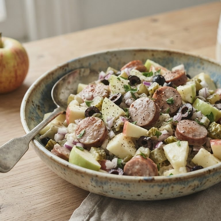 Appel-worst salade recept