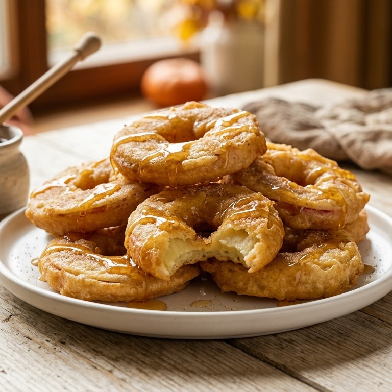 Appelbeignets met honing recept