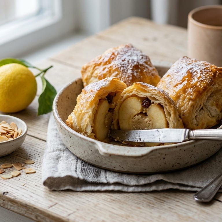 Appelbollen met marsepein recept