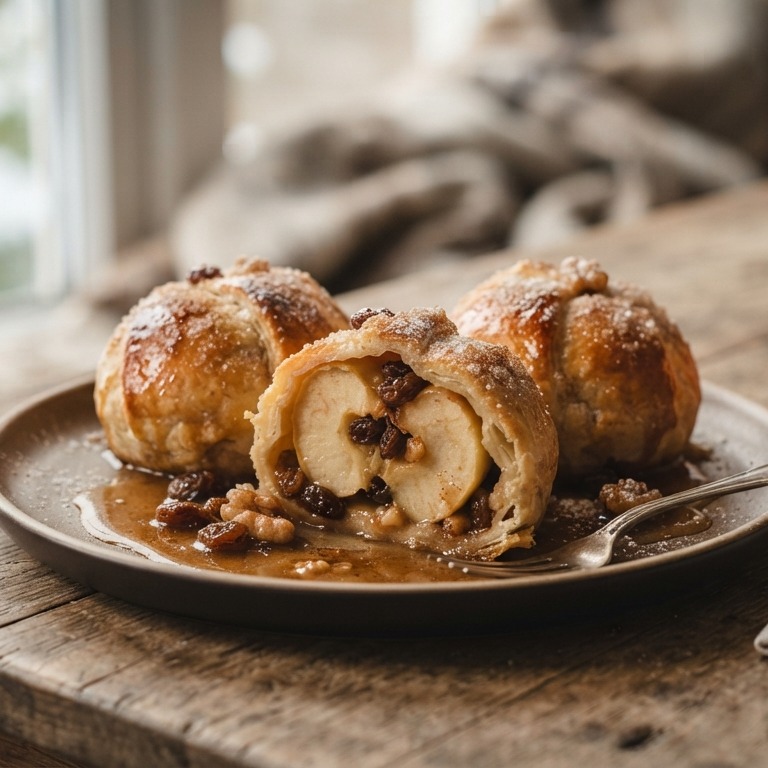 Appelbollen met rozijnen recept