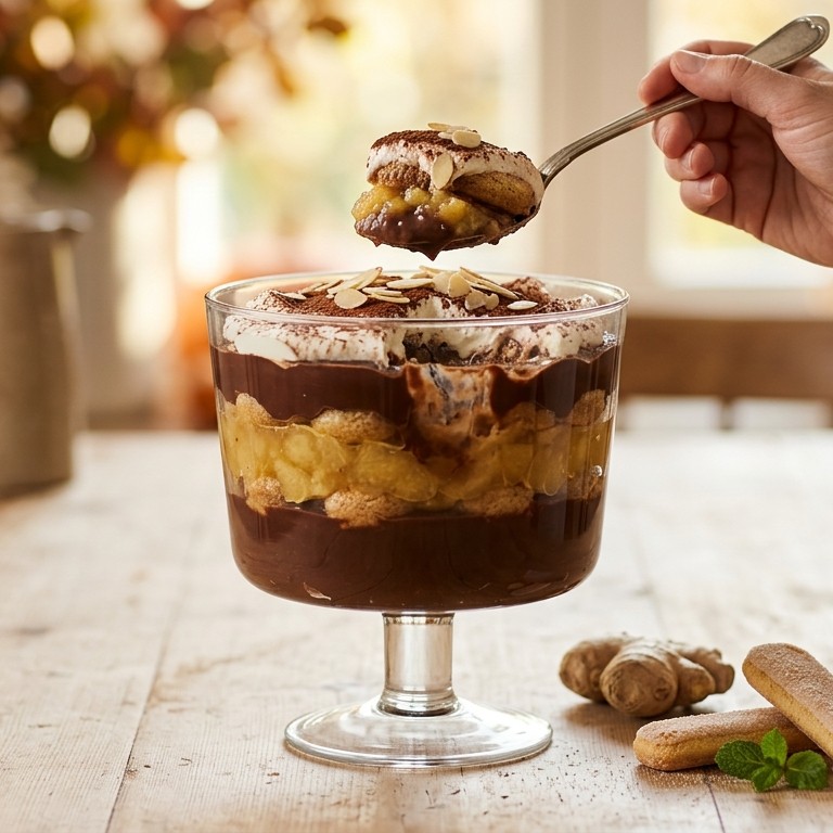 Appelchocotrifle recept