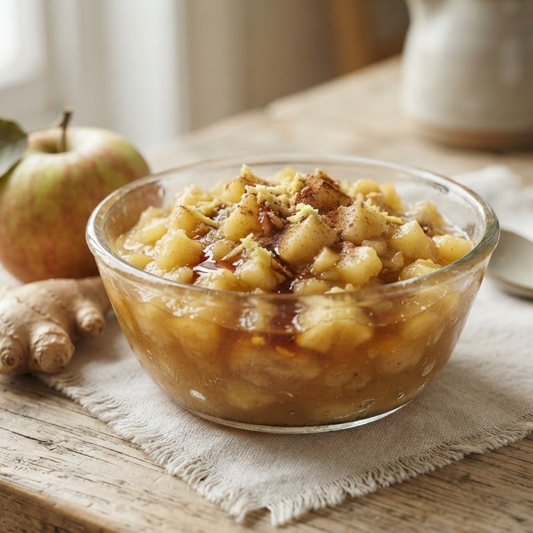 Appelcompote met gember recept