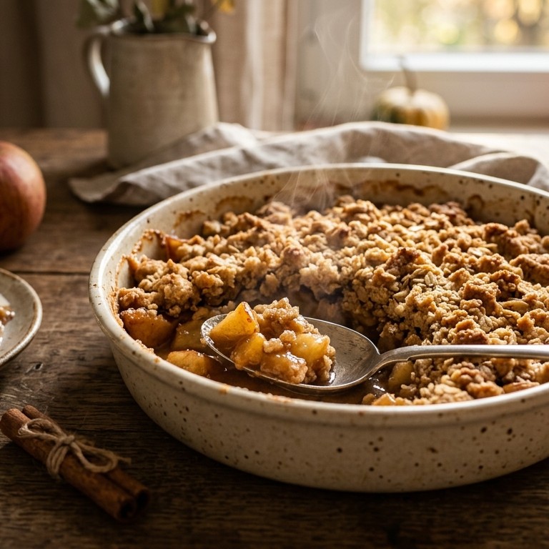 Appelcrumble recept