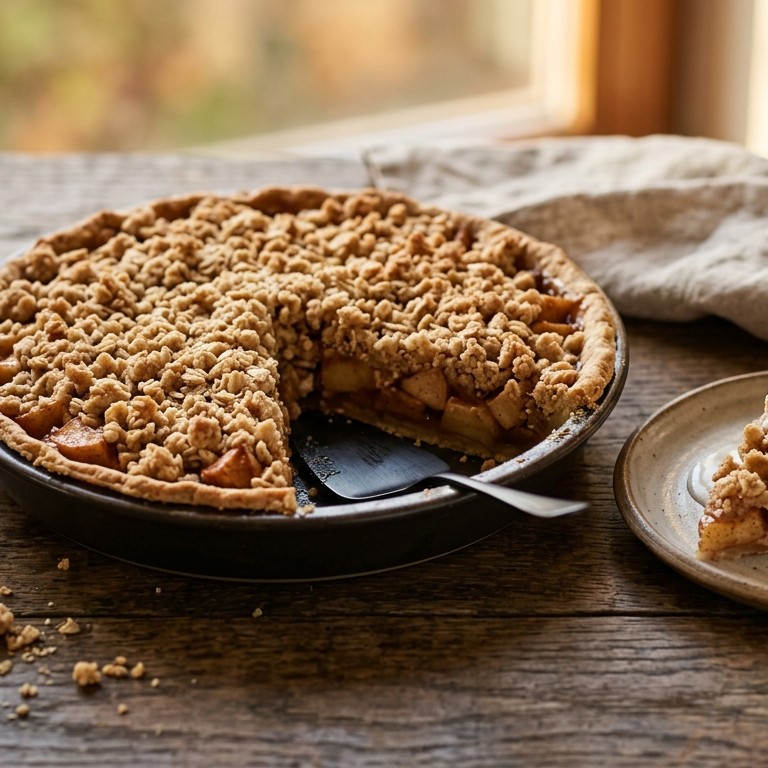 Appelkruimeltaart recept