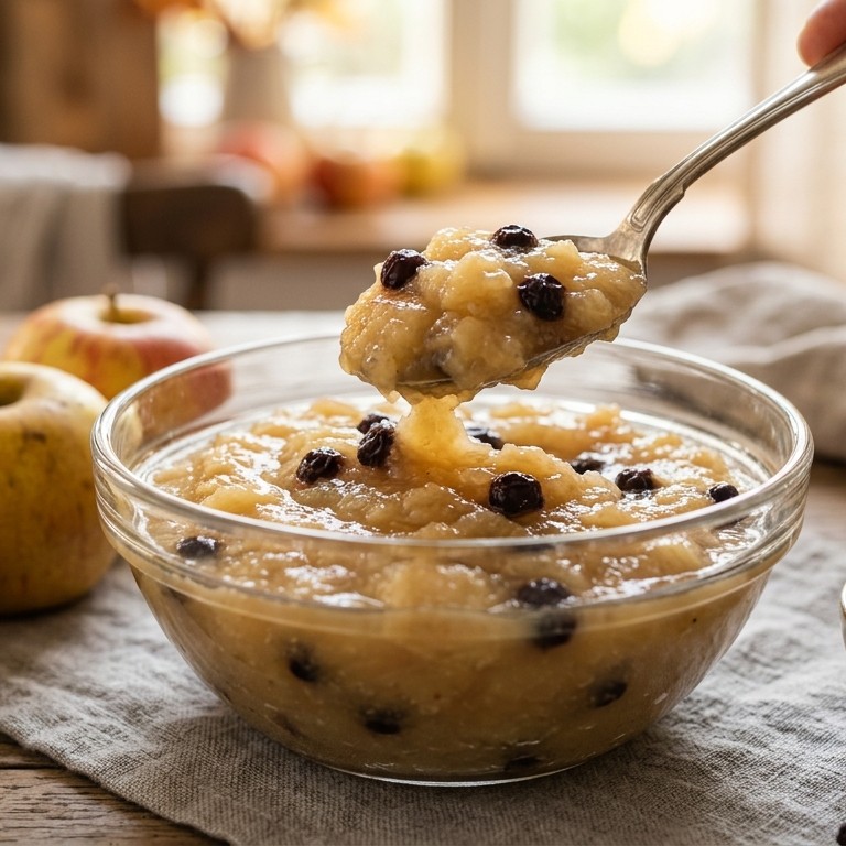 Appelmoes met krenten recept