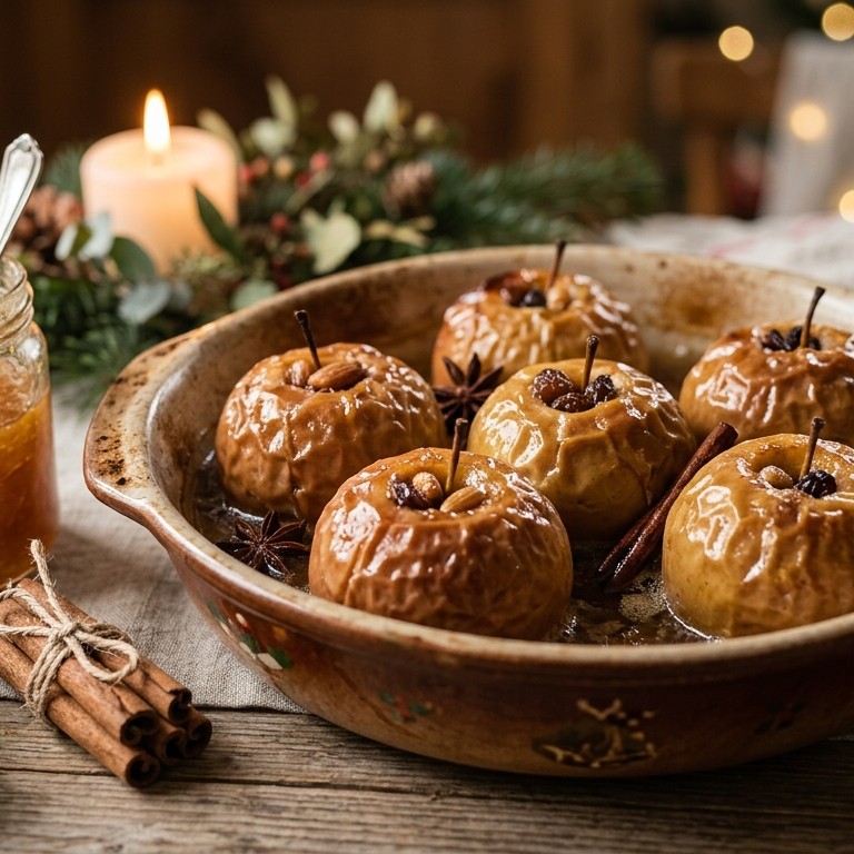 Appels met wijn uit de oven recept