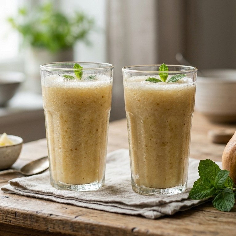 Appelshake met peer, sinaasappel en citroen recept