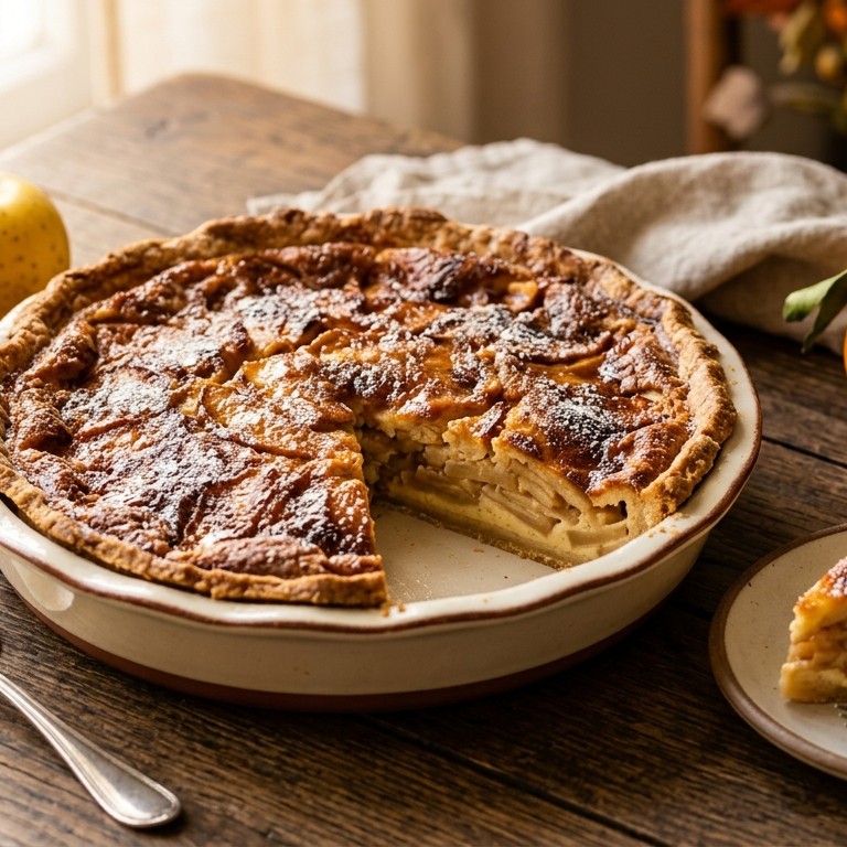 Appeltaart met boter-suikerkorst recept