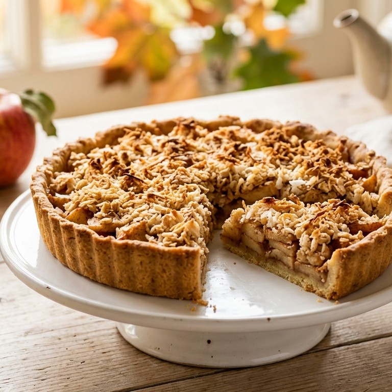 Appeltaart met kokos recept