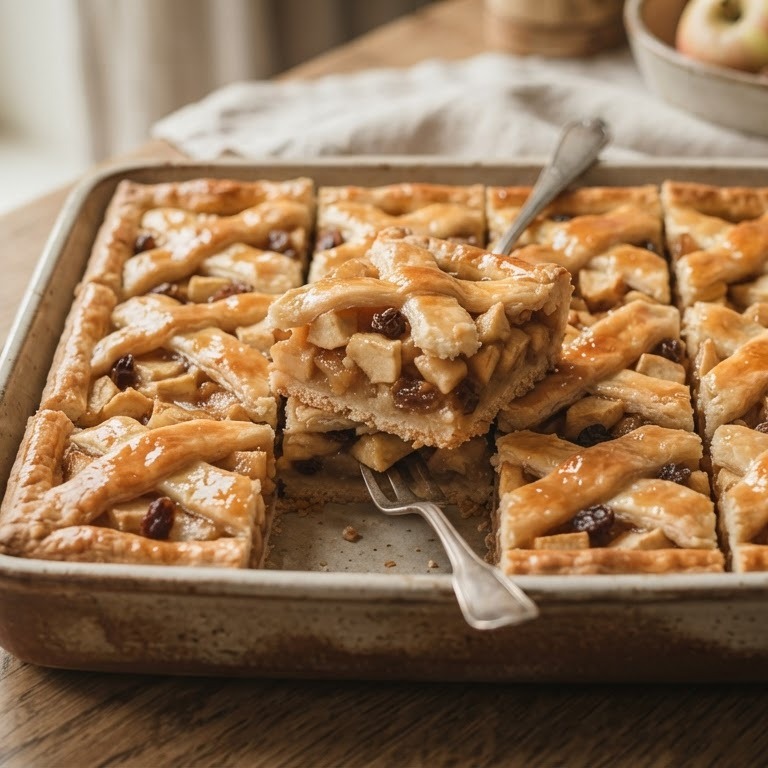 Appeltaart op de bakplaat recept