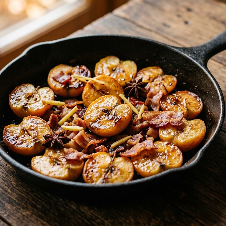 Appeltjes in de pan met honing recept