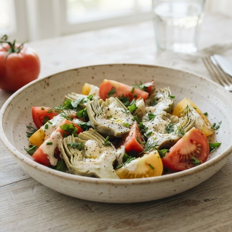 Artisjok tomaat salade recept