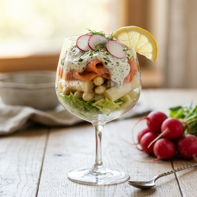 Asperge-zalm cocktail recept
