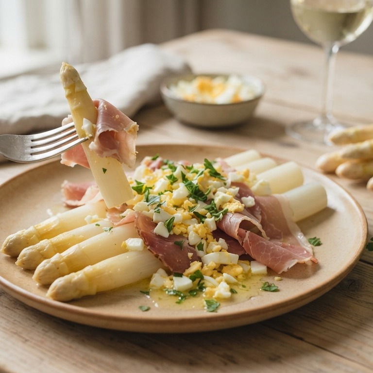 Asperges met boerenham recept
