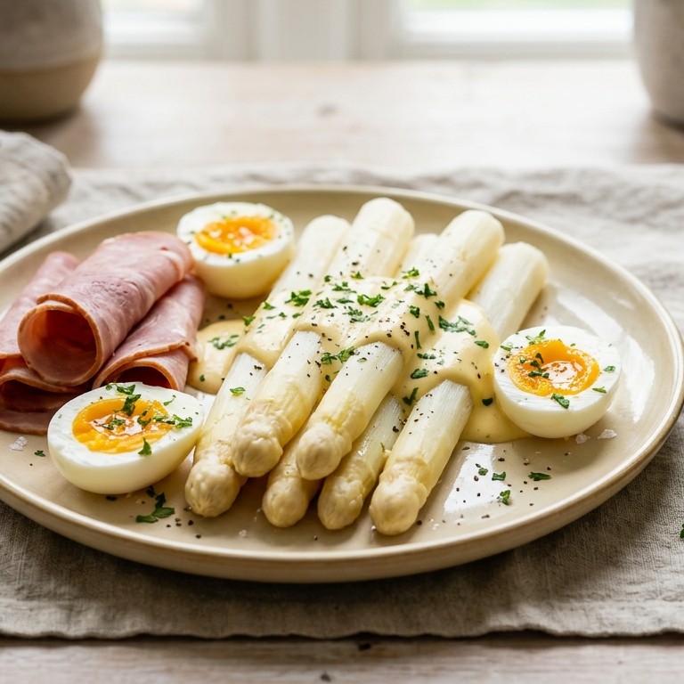 Asperges met ham en ei recept