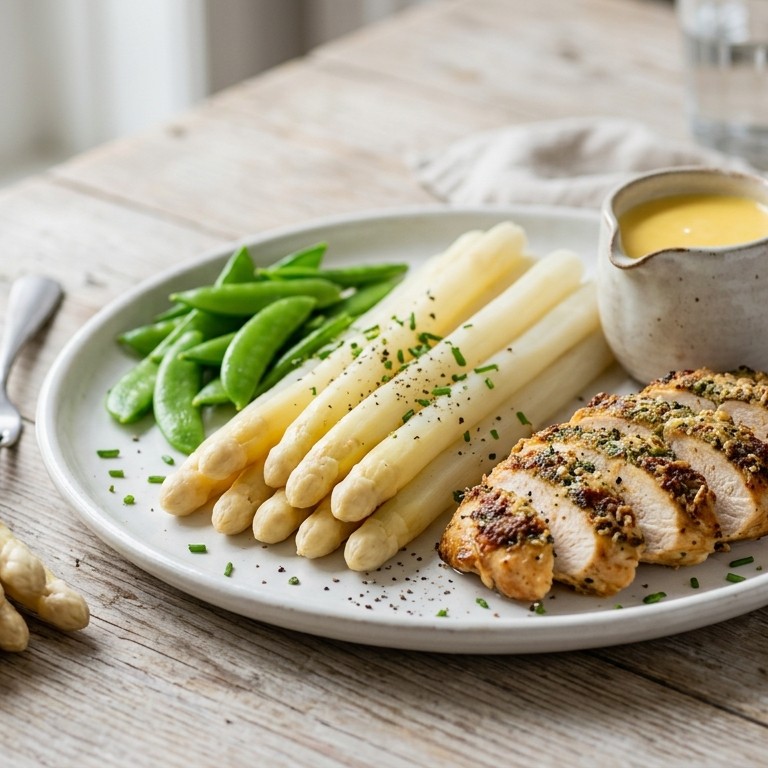 Asperges met kalkoenfilet recept