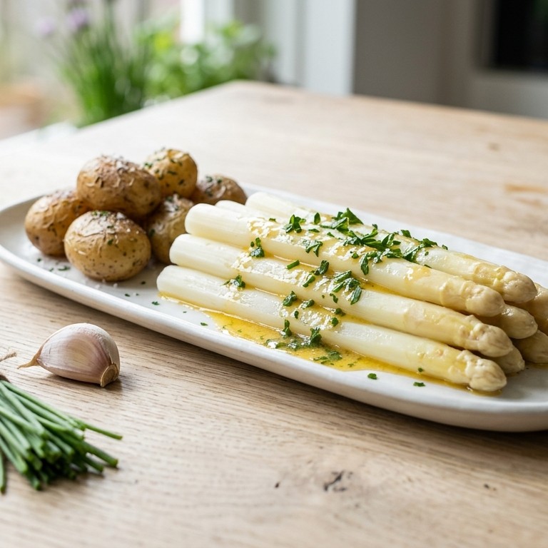 Asperges met kruidensaus recept