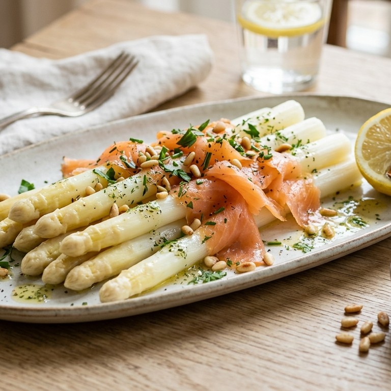 Asperges met zalm recept